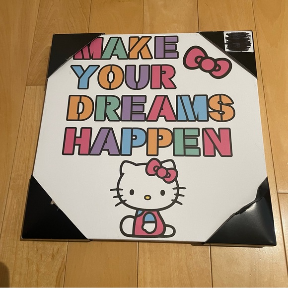 New hello kitty make your dreams happen canvas art - Picture 1 of 4